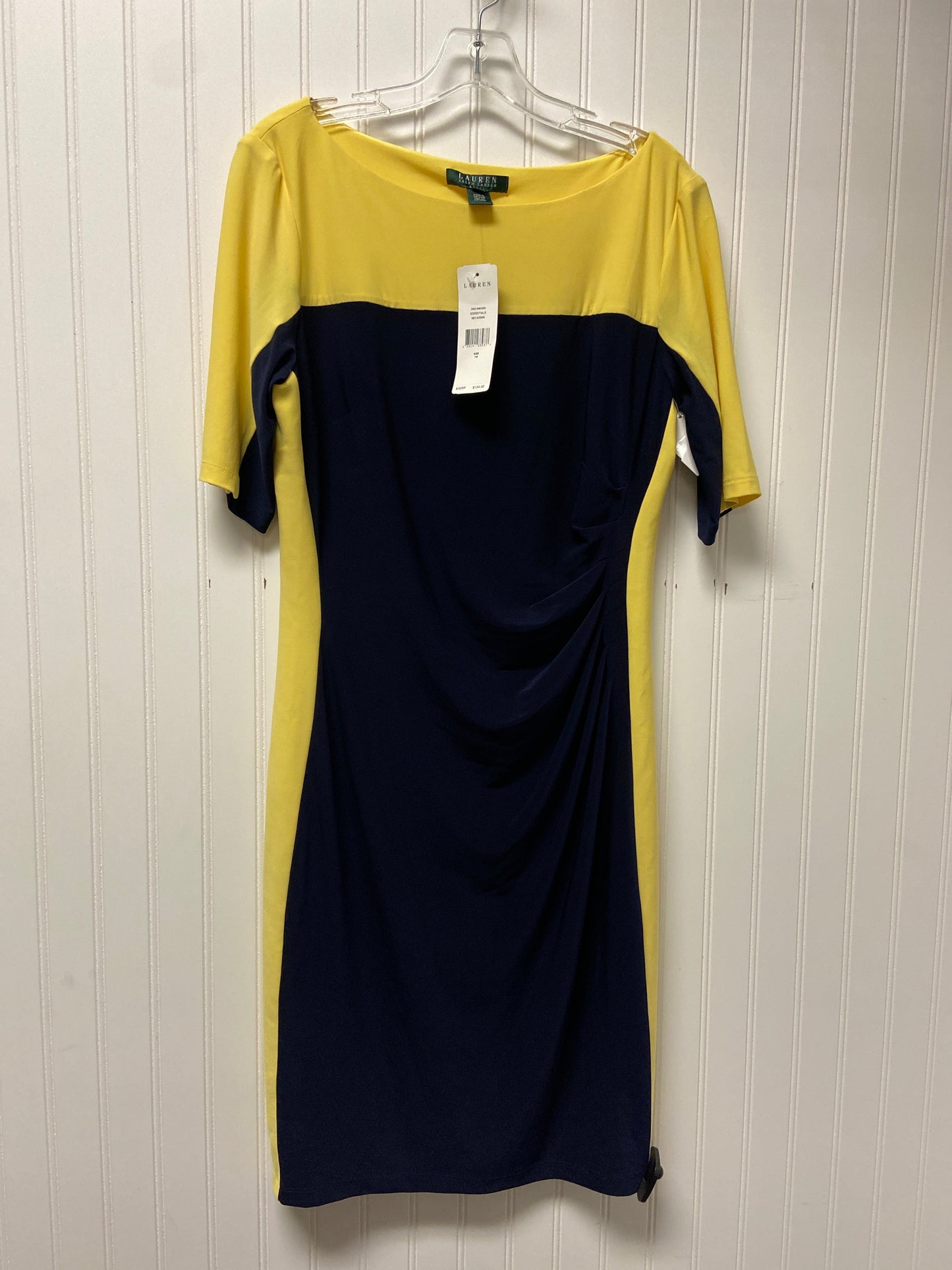 Dress Work By Ralph Lauren In Navy, Size: Xl