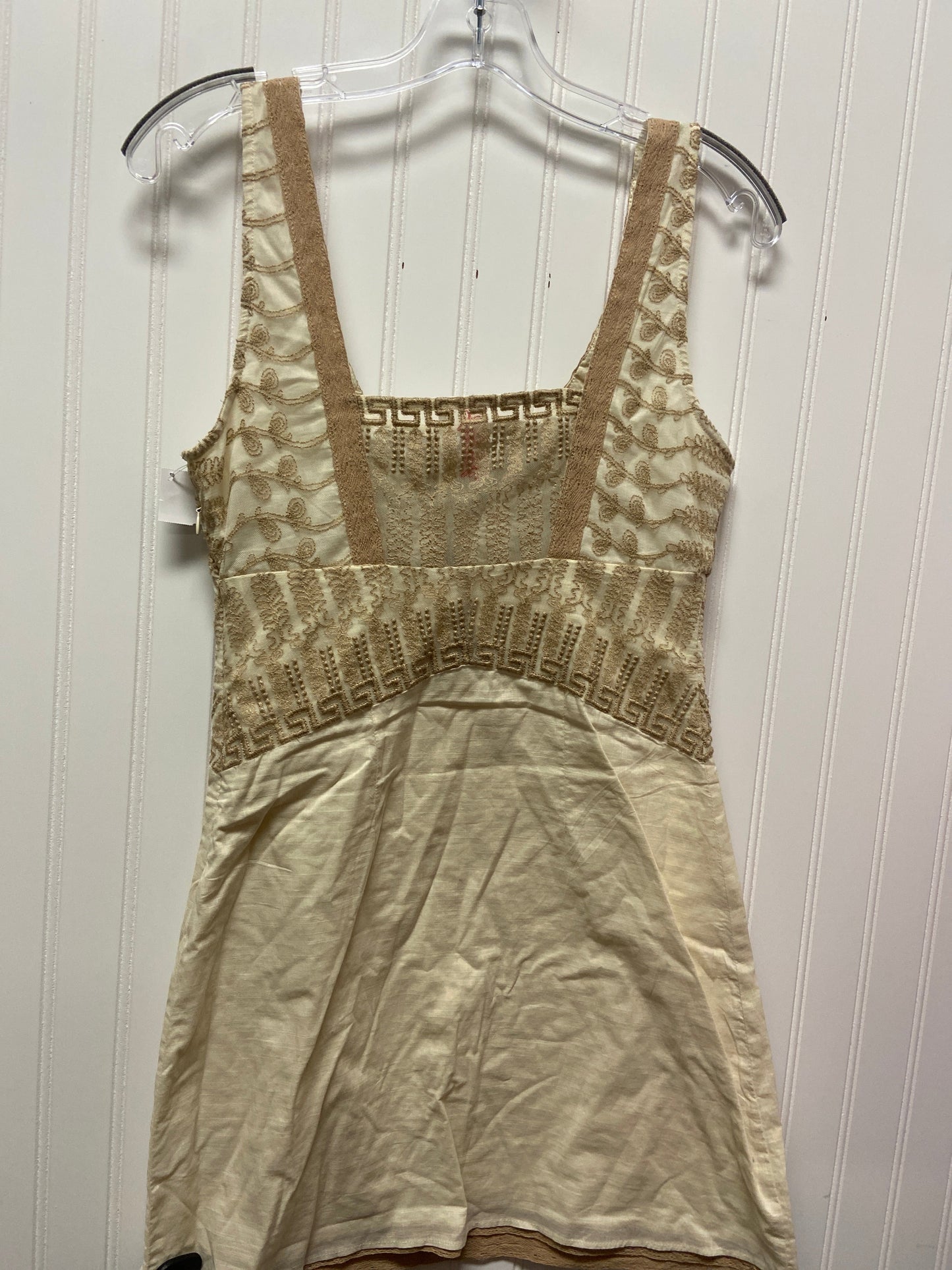 Beige Dress Casual Short Free People, Size S