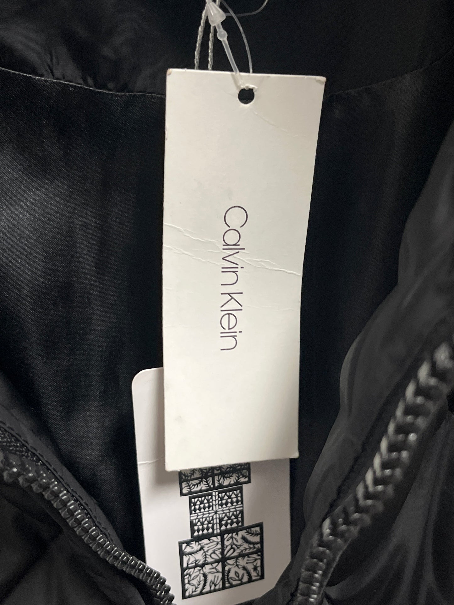 Vest Puffer & Quilted By Calvin Klein In Black, Size: M