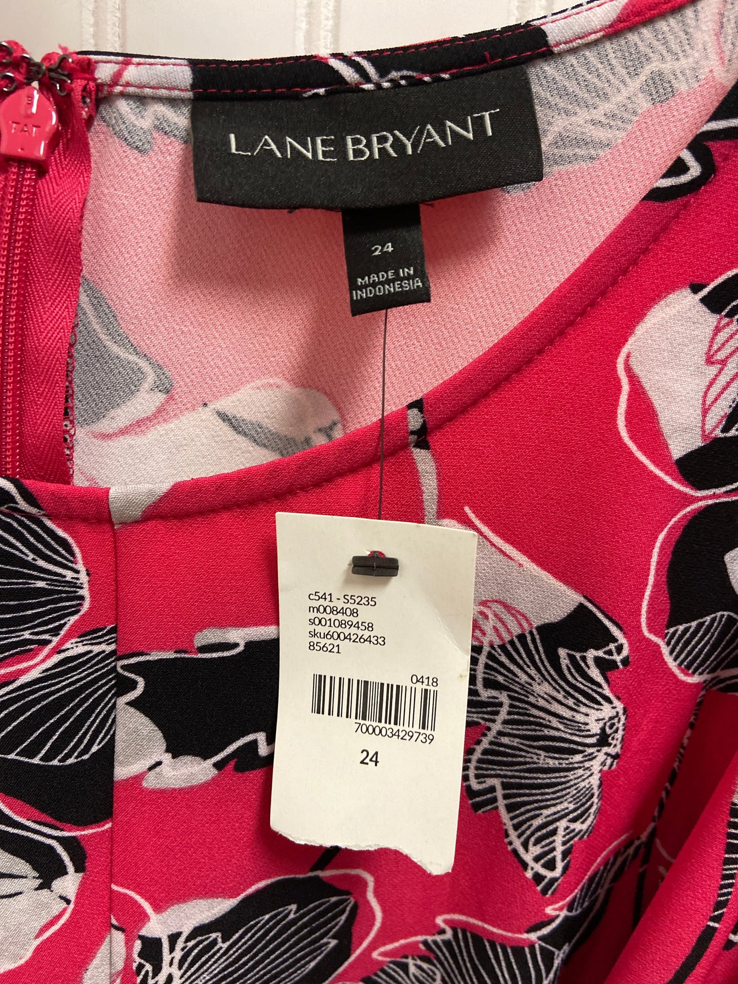 Dress Casual Maxi By Lane Bryant In Pink, Size: 3x