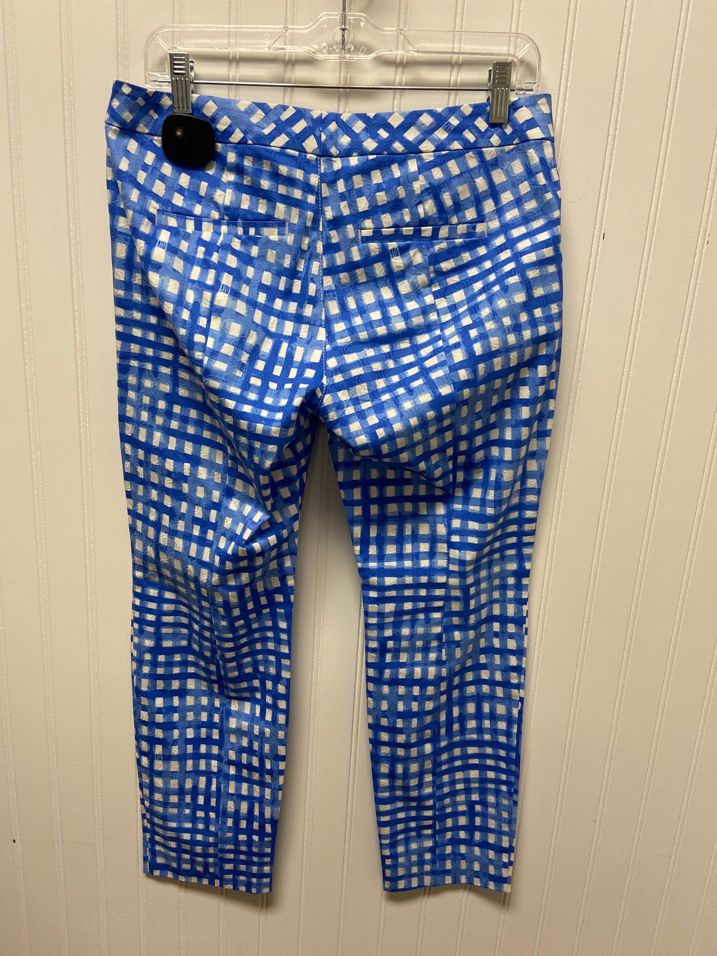 Pants Designer By Lilly Pulitzer In Blue & White, Size: 6