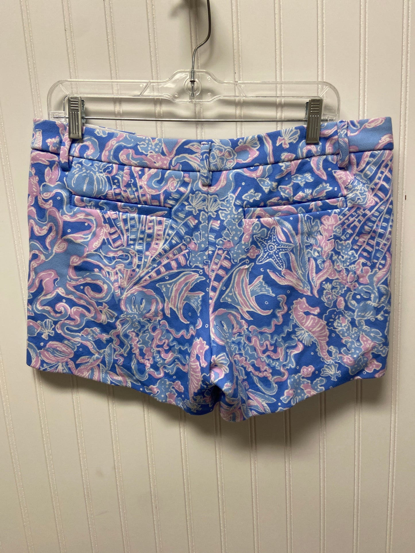 Shorts Designer By Lilly Pulitzer In Blue & White, Size: 8