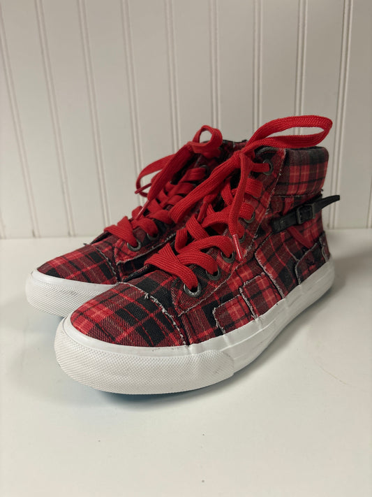 Shoes Sneakers By Blowfish In Black & Red, Size: 7.5