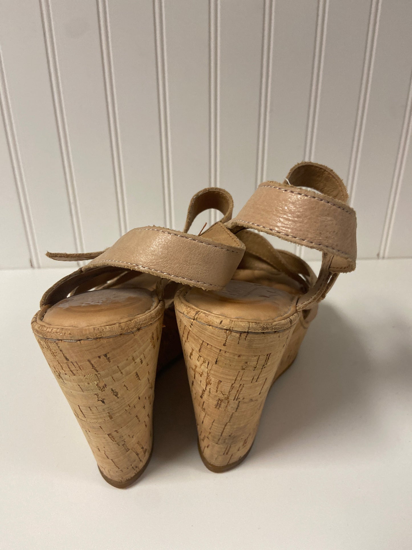 Sandals Heels Wedge By Born In Beige, Size: 9