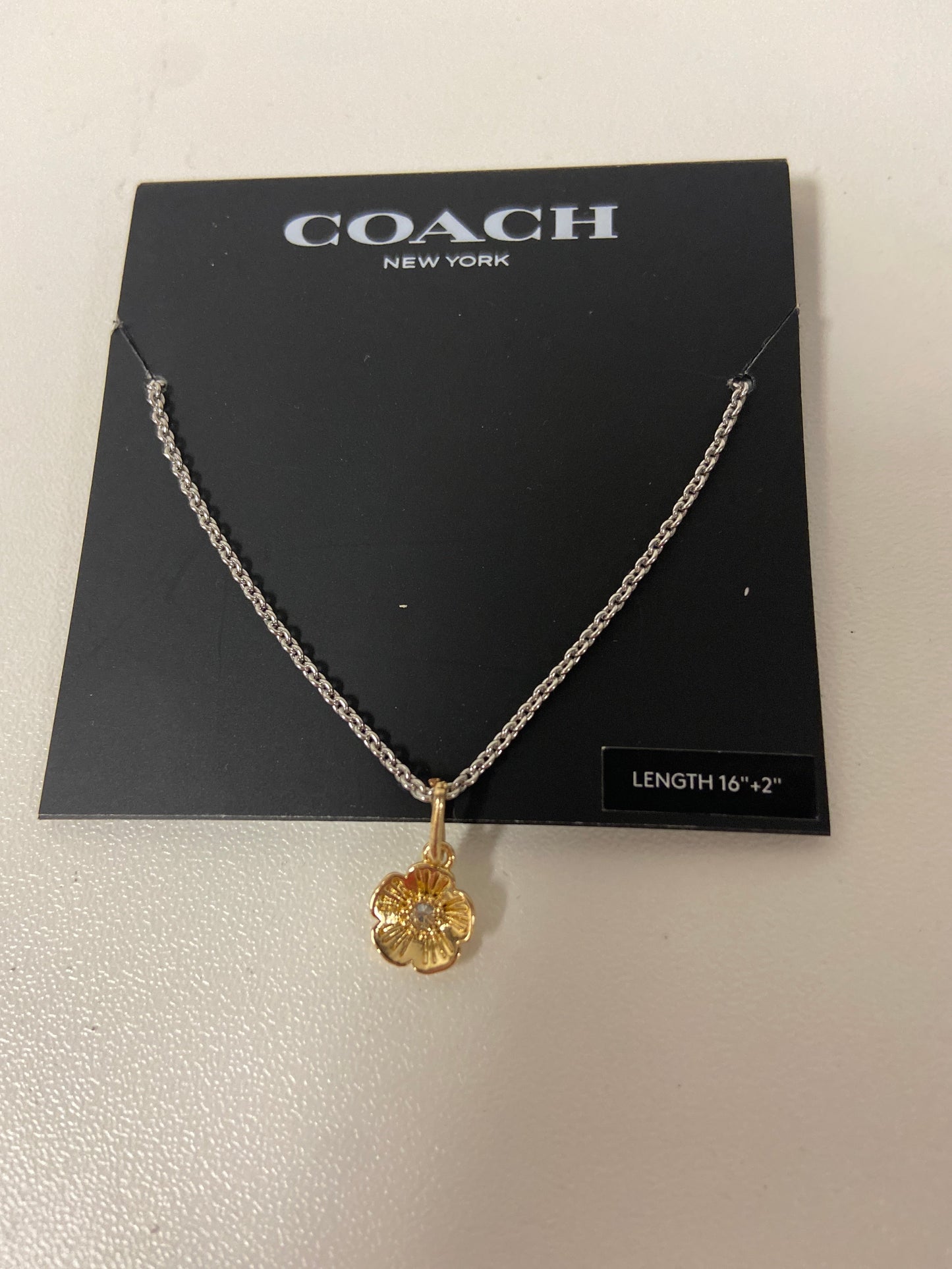 Necklace Designer By Coach, Size: 1