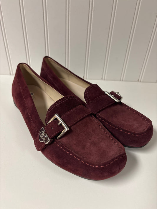 Shoes Designer By Ugg In Maroon, Size: 8.5