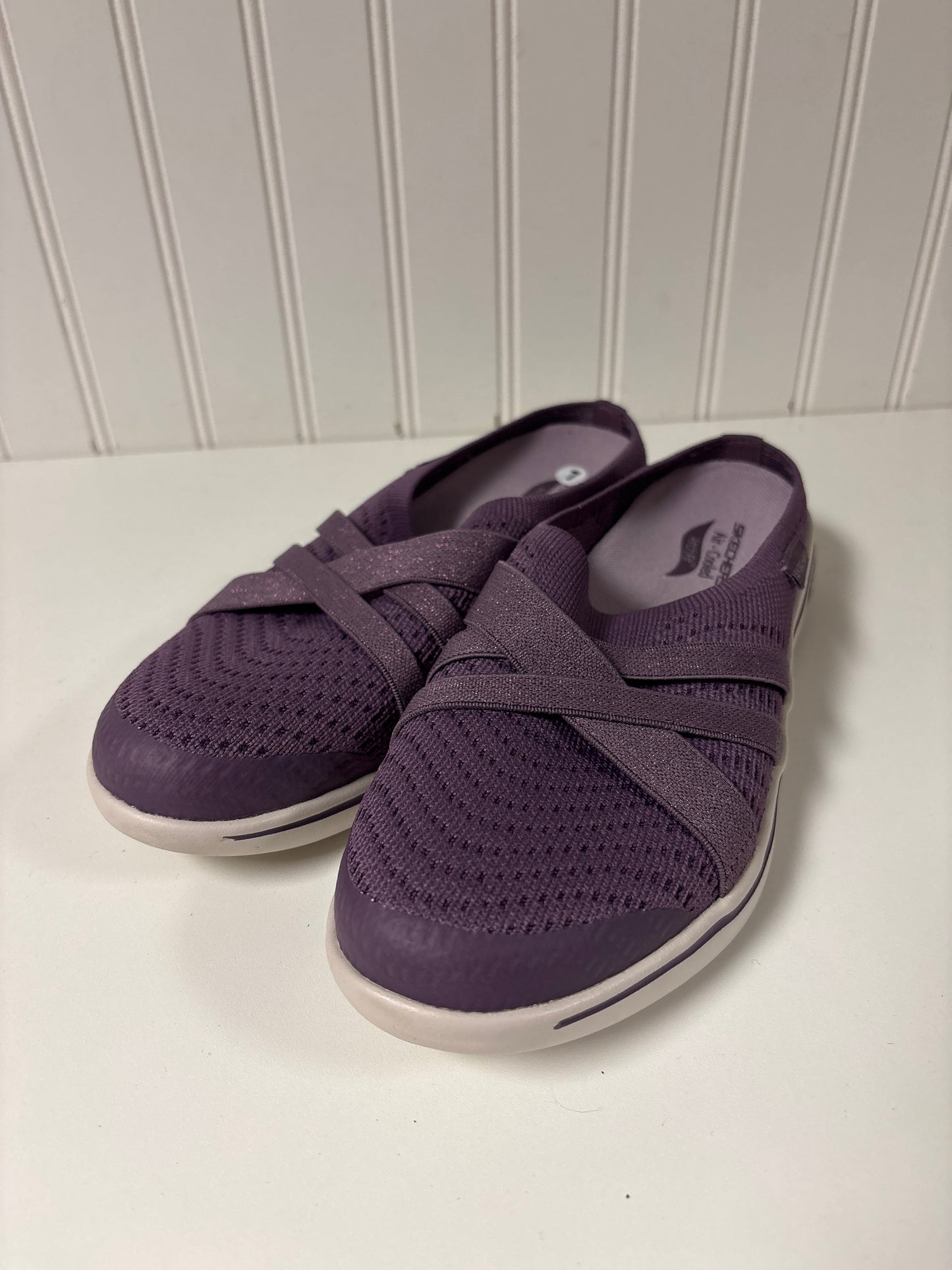 Shoes Flats By Skechers In Purple, Size: 7