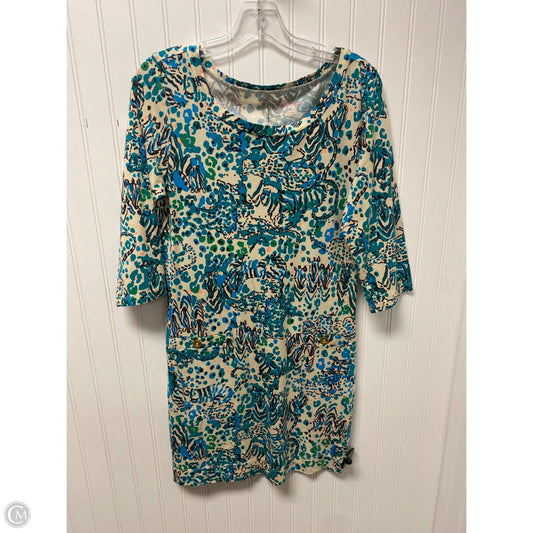 Dress Designer By Lilly Pulitzer In Beige, Size: M