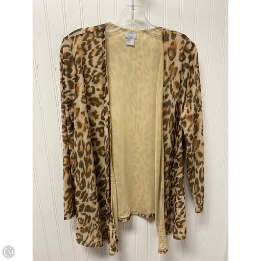 Shawl By Chicos In Animal Print, Size: M