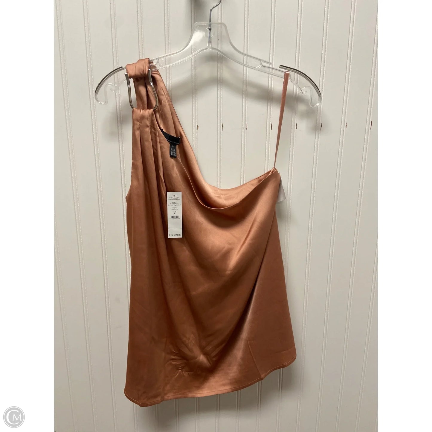 Top Sleeveless By White House Black Market In Rose Gold, Size: L