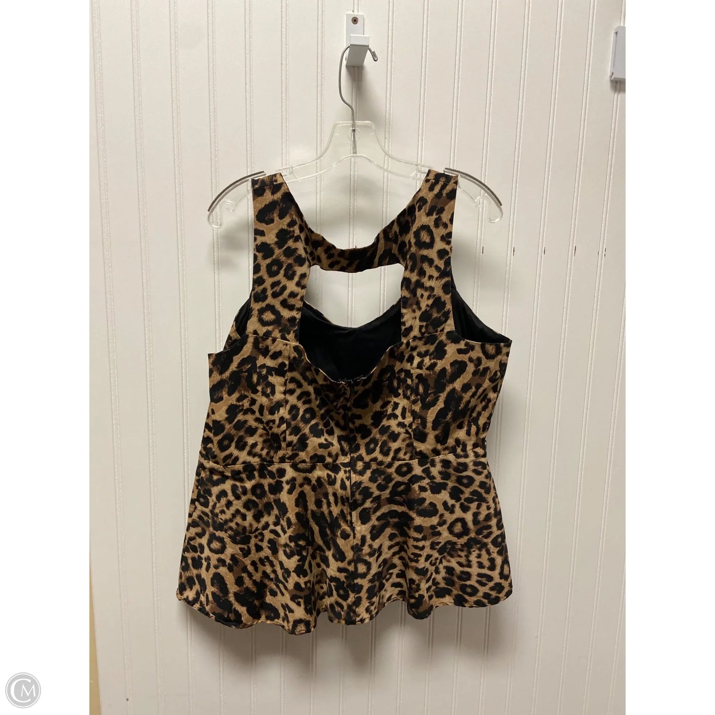 Top Sleeveless By Torrid In Animal Print, Size: 2x