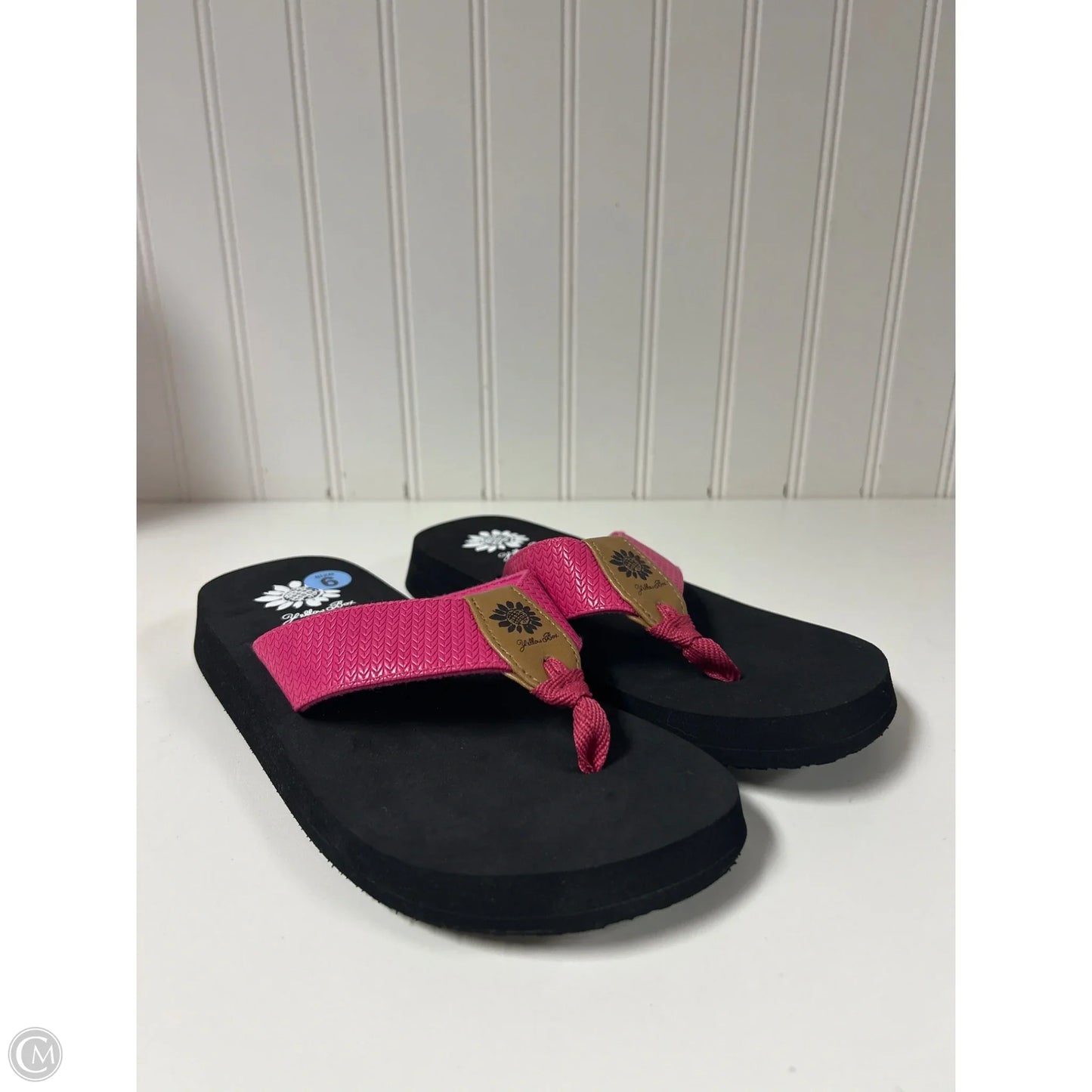 Sandals Flip Flops By Yellow Box In Pink, Size: 6