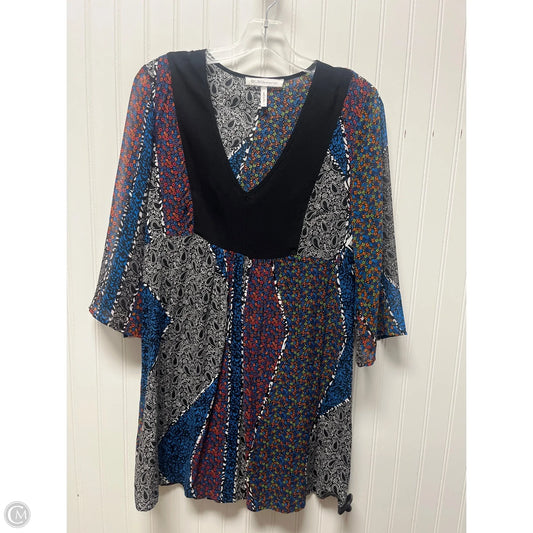 Tunic Long Sleeve By Bcbgeneration In Floral Print, Size: S