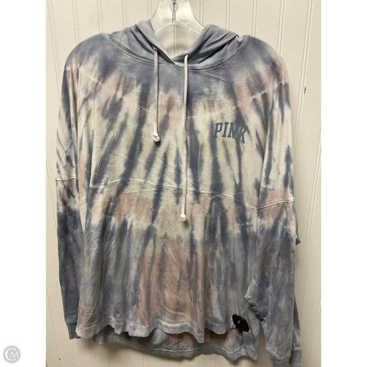 Top Long Sleeve By Pink In Tie Dye Print, Size: L