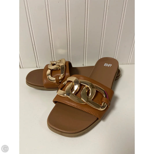 Sandals Flats By Bp In Taupe, Size: 8