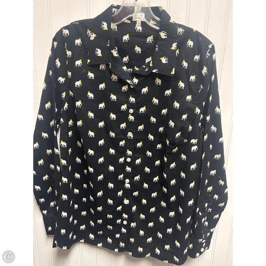Top Long Sleeve By Crown And Ivy In Black, Size: M