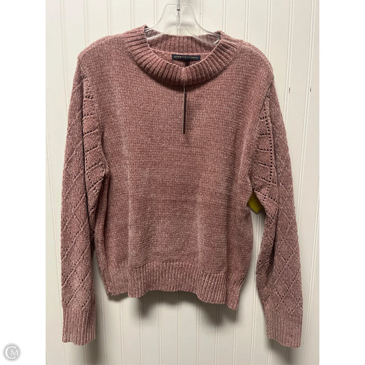 Sweater By Adrienne Vittadini In Pink, Size: Xlp