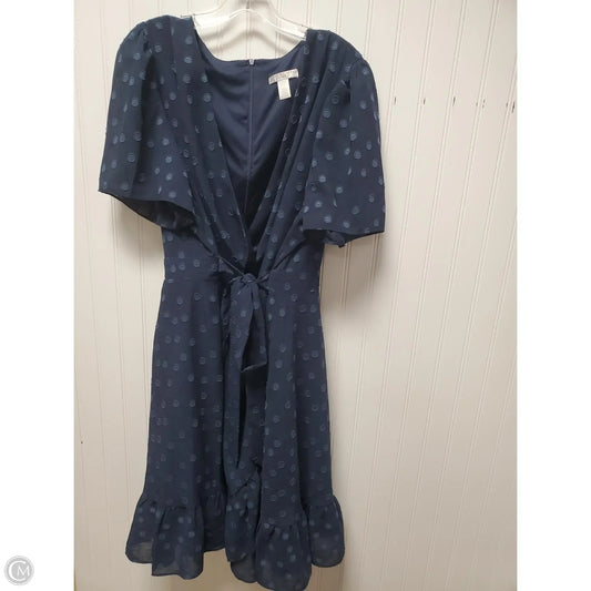 Dress Party Short By London Times In Navy, Size: 3x