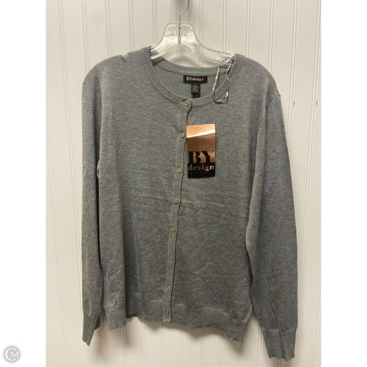 Sweater Cardigan By By Design In Grey, Size: L