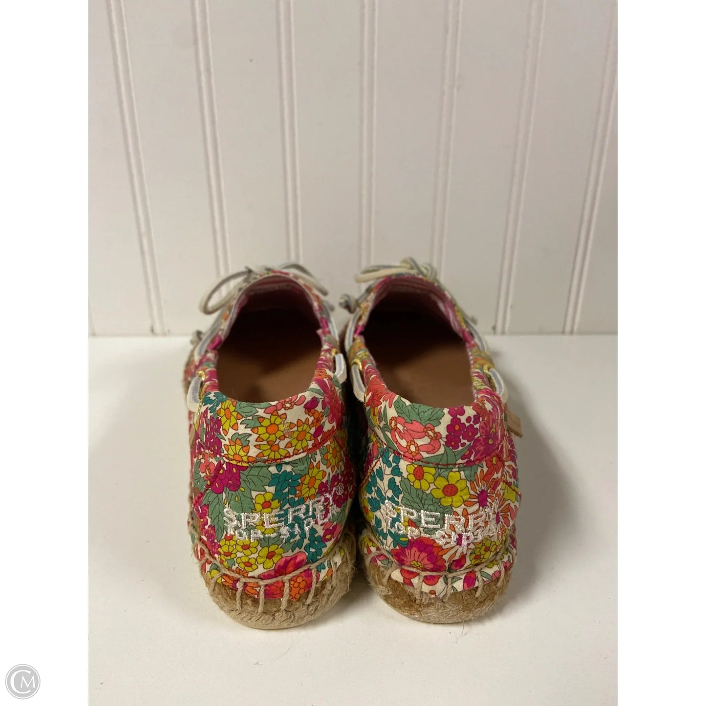 Shoes Flats By Sperry In Floral Print, Size: 7.5