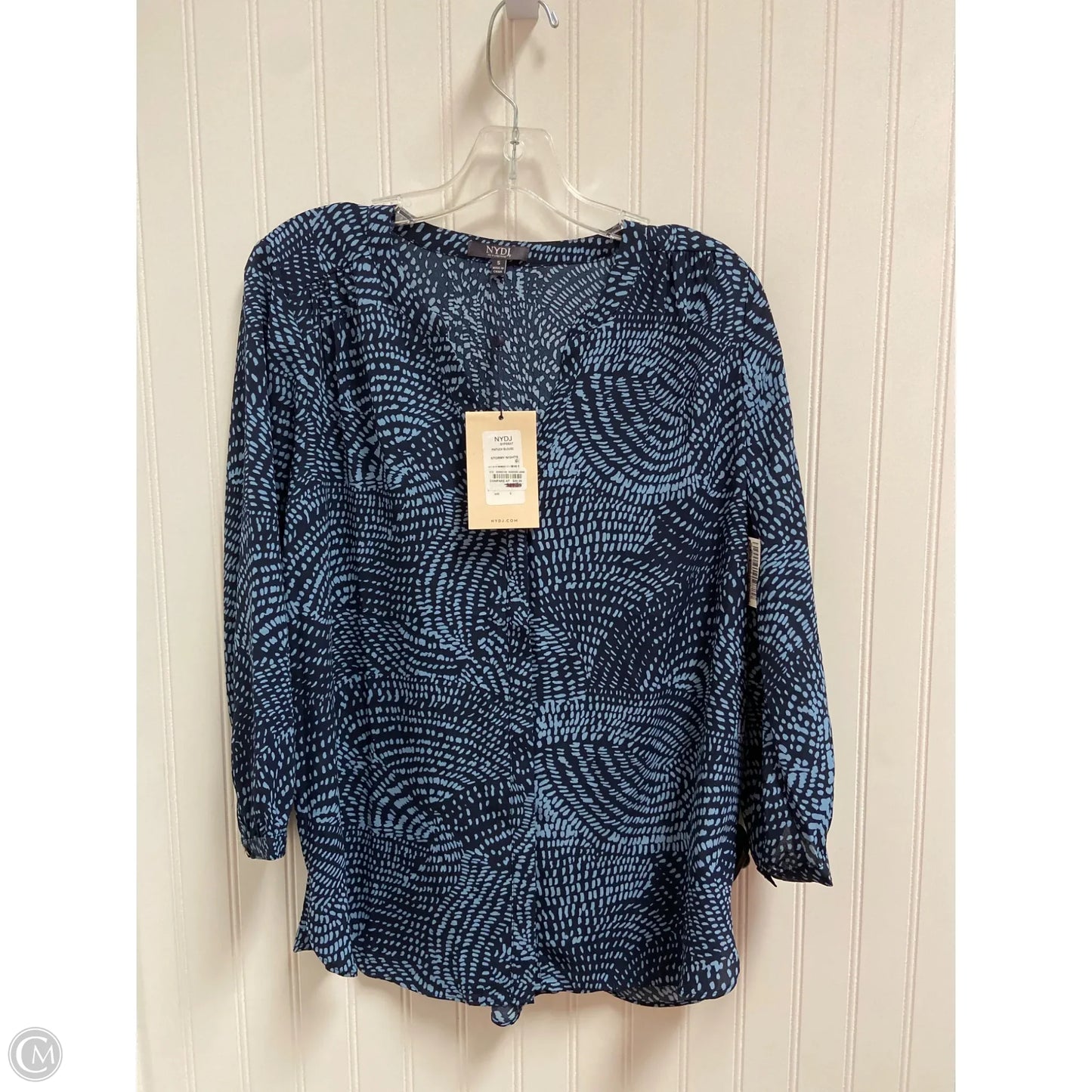 Top Long Sleeve By Not Your Daughters Jeans In Blue, Size: S