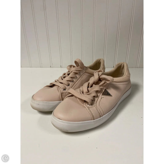 Shoes Sneakers By Guess In Pink, Size: 7.5