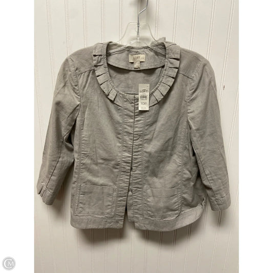 Cardigan By Loft In Taupe, Size: Lp