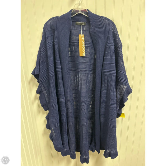 Sweater Cardigan By Bloomchic In Blue, Size: 3x