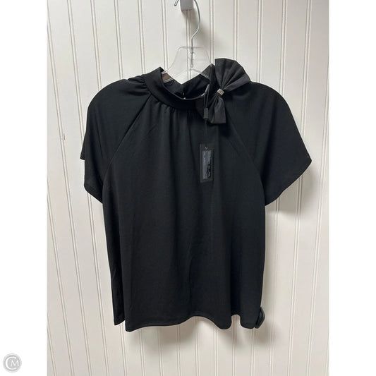 Top Short Sleeve By Cable And Gauge In Black, Size: M