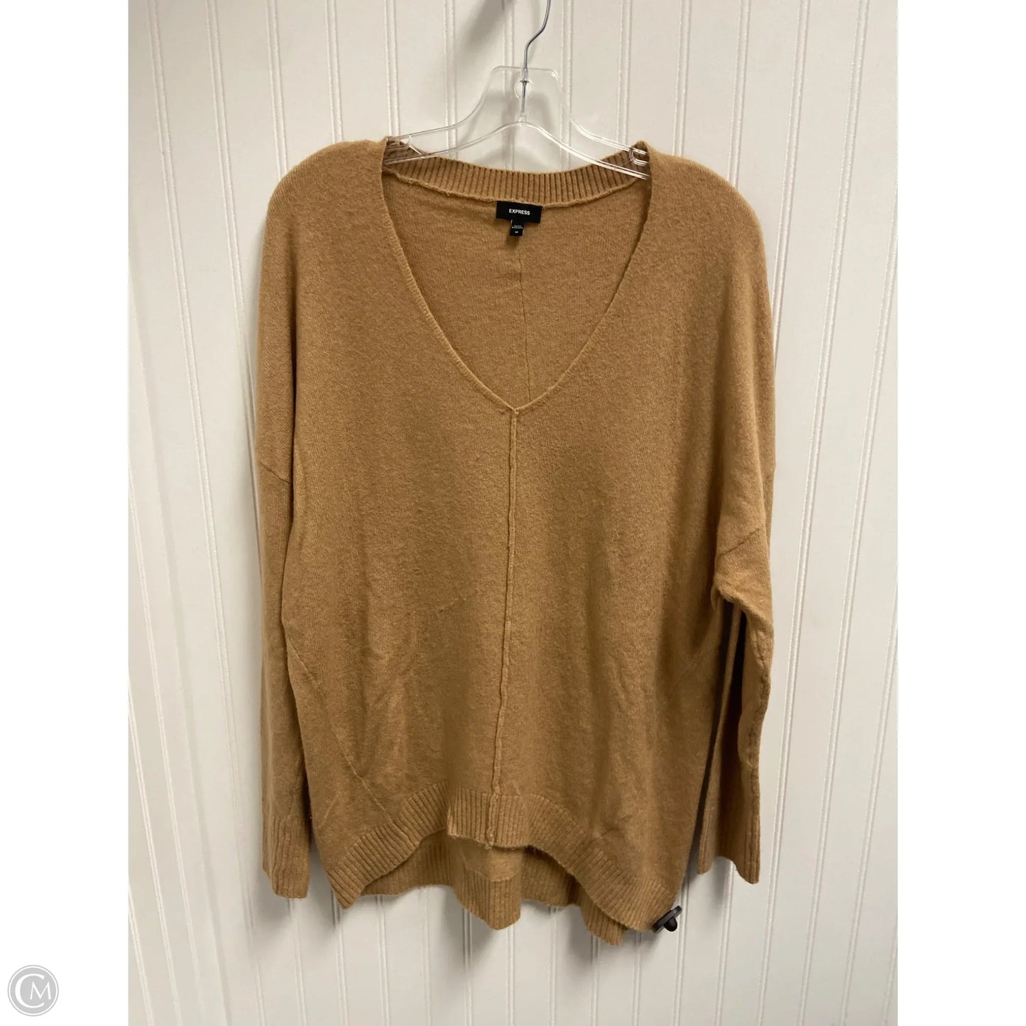Sweater By Express In Tan, Size: M
