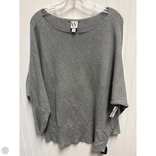 Sweater By Worthington In Grey, Size: L