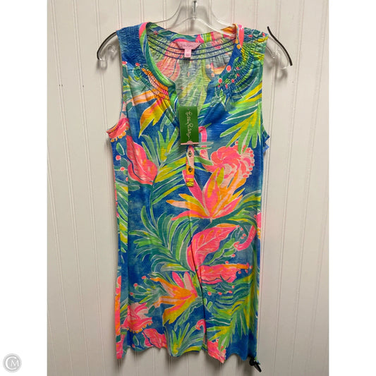 Dress Designer By Lilly Pulitzer In Blue & Pink, Size: S