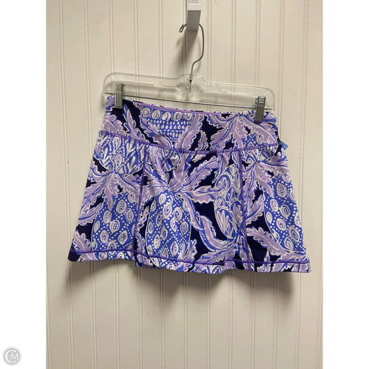 Skort Designer By Lilly Pulitzer In Purple, Size: Xs