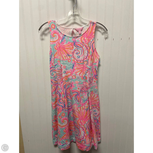 Dress Designer By Lilly Pulitzer In Blue & Pink, Size: Xs