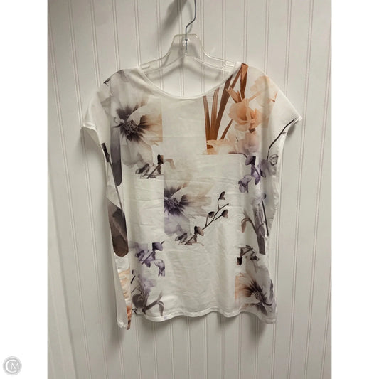 Top Short Sleeve By Ted Baker In White, Size: Xl
