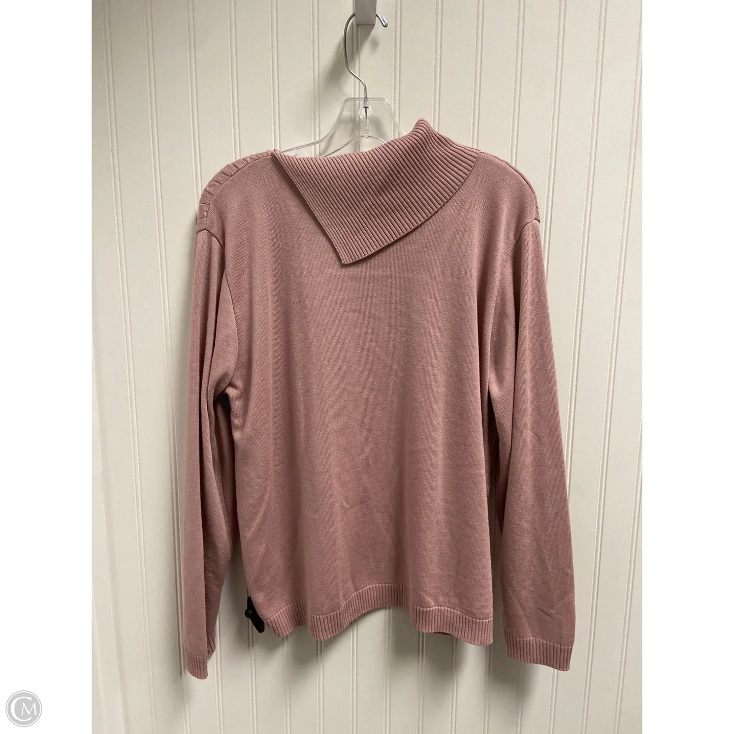 Sweater By Alfred Dunner In Pink, Size: L