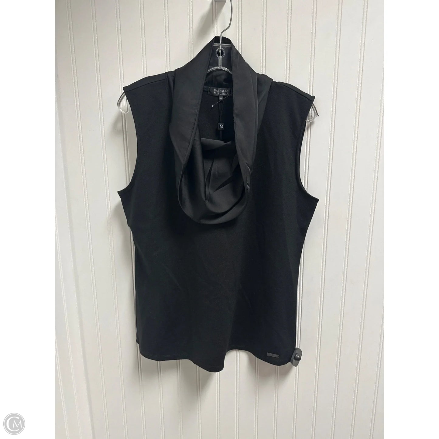 Top Sleeveless By Badgley Mischka In Black, Size: M