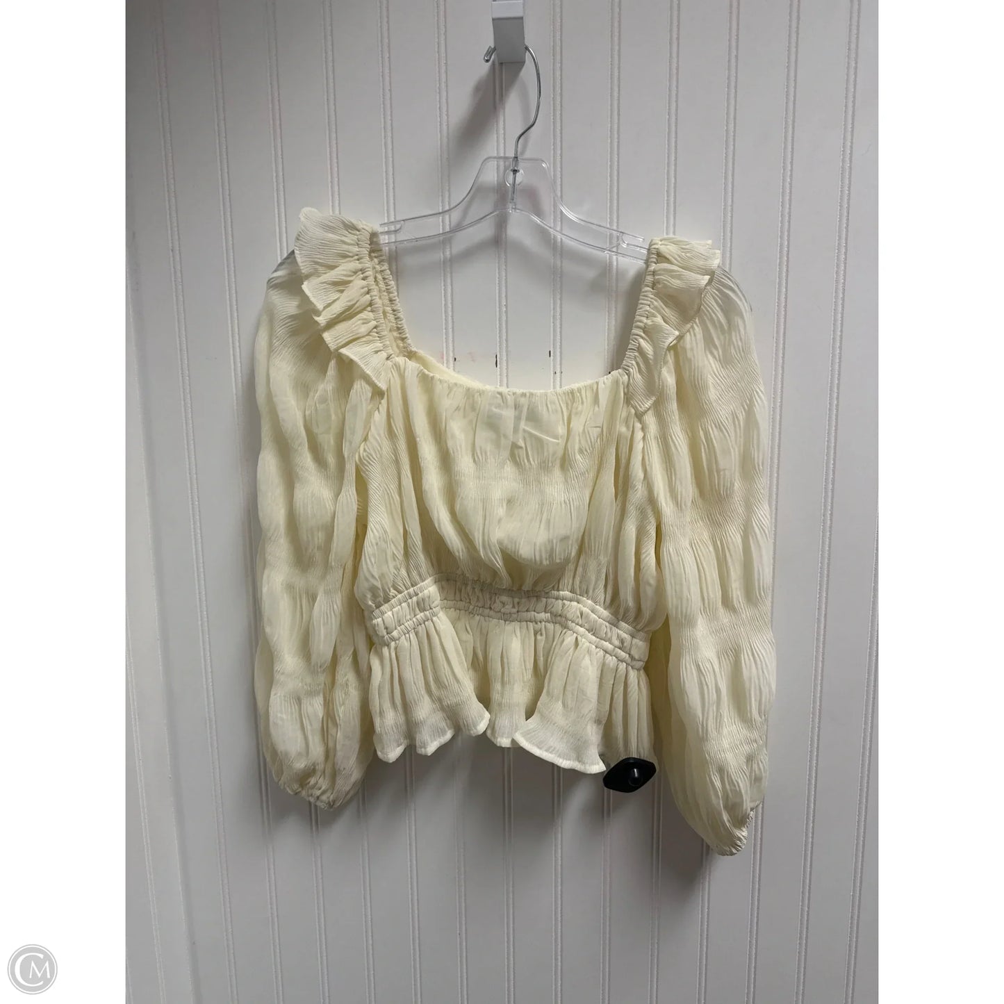 Top Long Sleeve By Lulus In Floral Print, Size: S