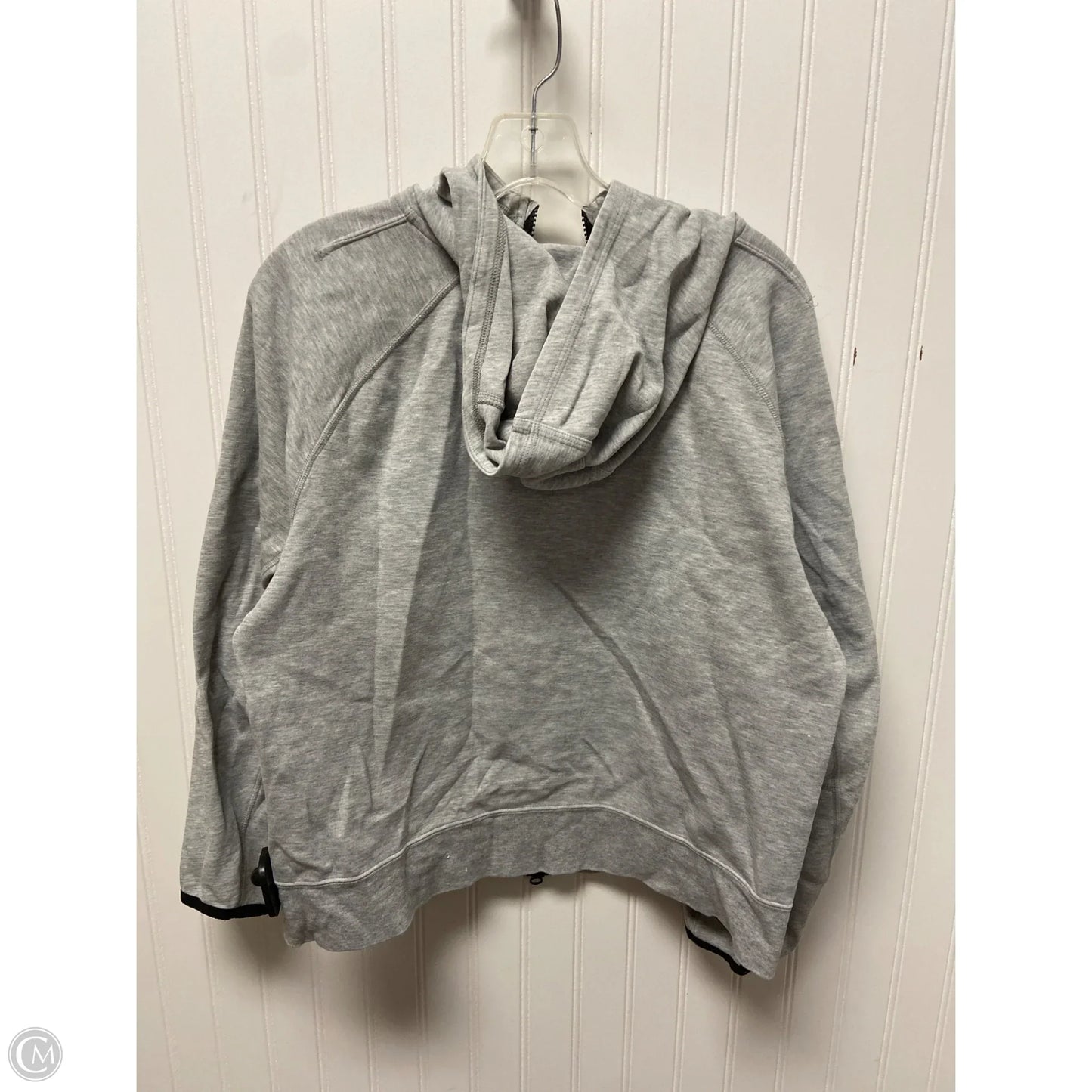 Athletic Jacket By Nike In Grey, Size: Xl