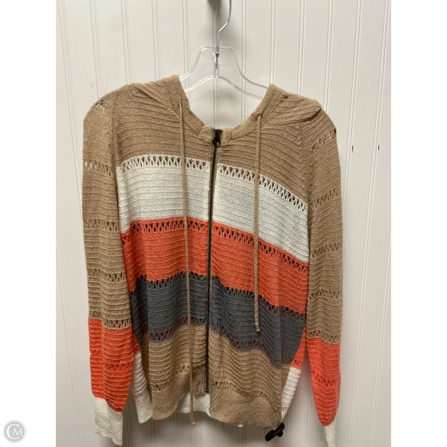 Sweater Cardigan By Umgee In Beige, Size: S