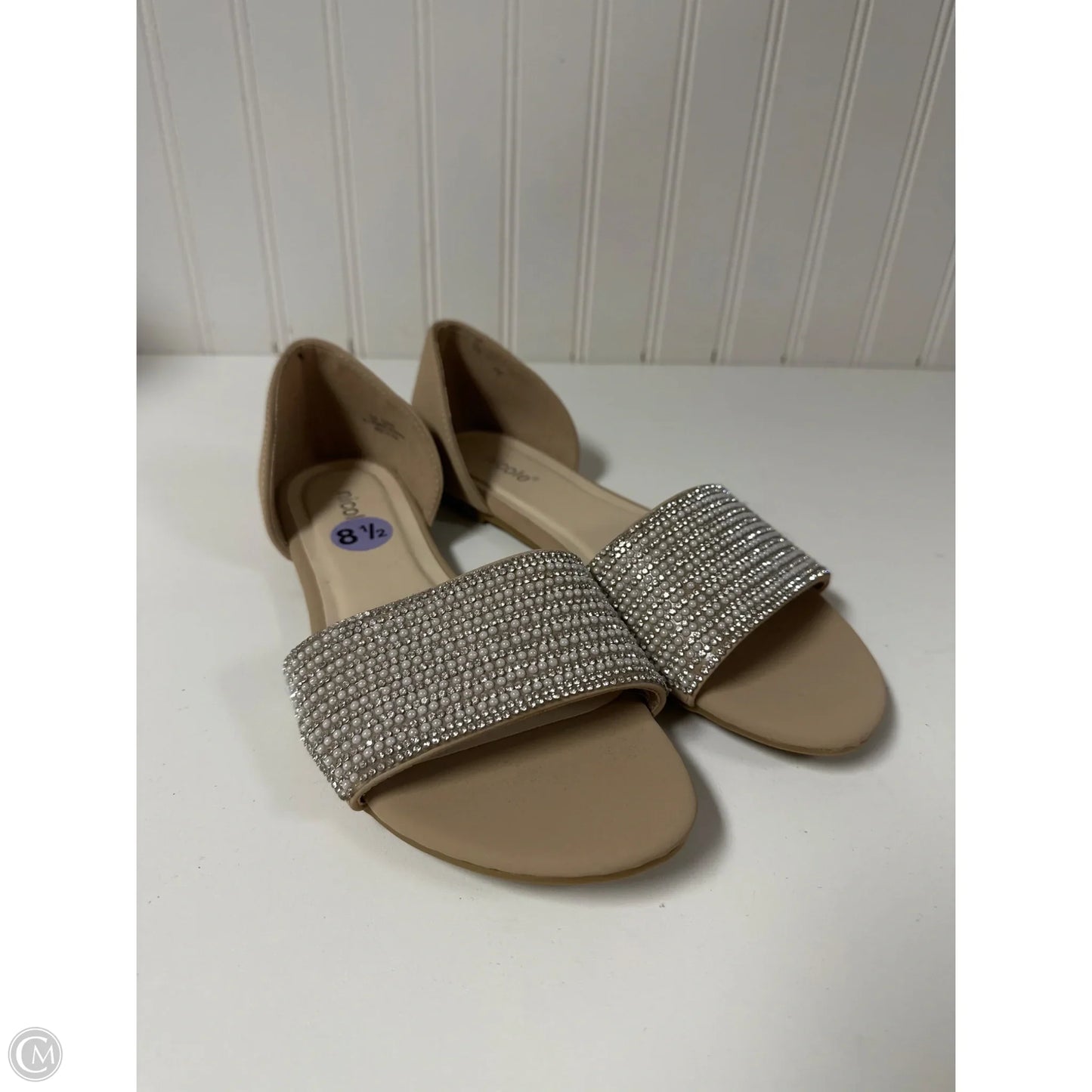 Shoes Flats By Nicole In Beige, Size: 8.5