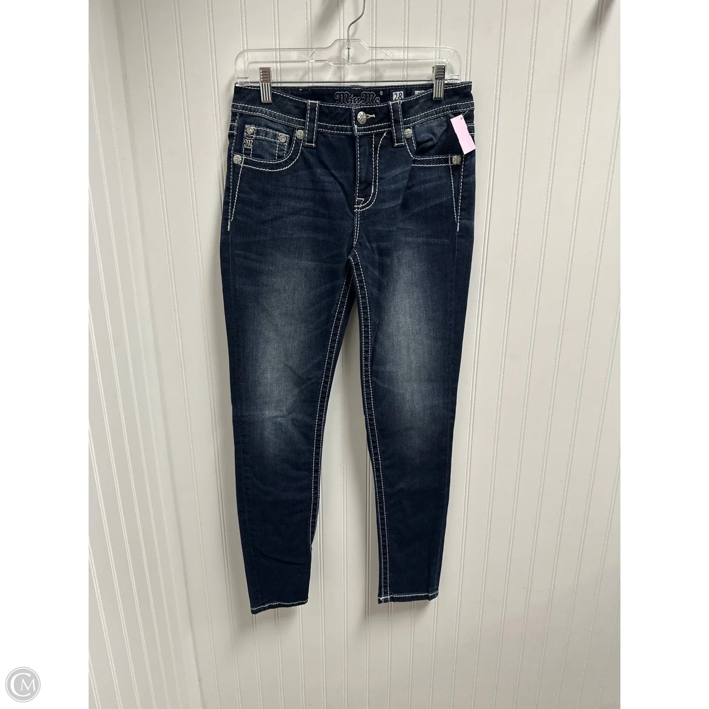 Jeans Straight By Miss Me In Blue Denim, Size: 6