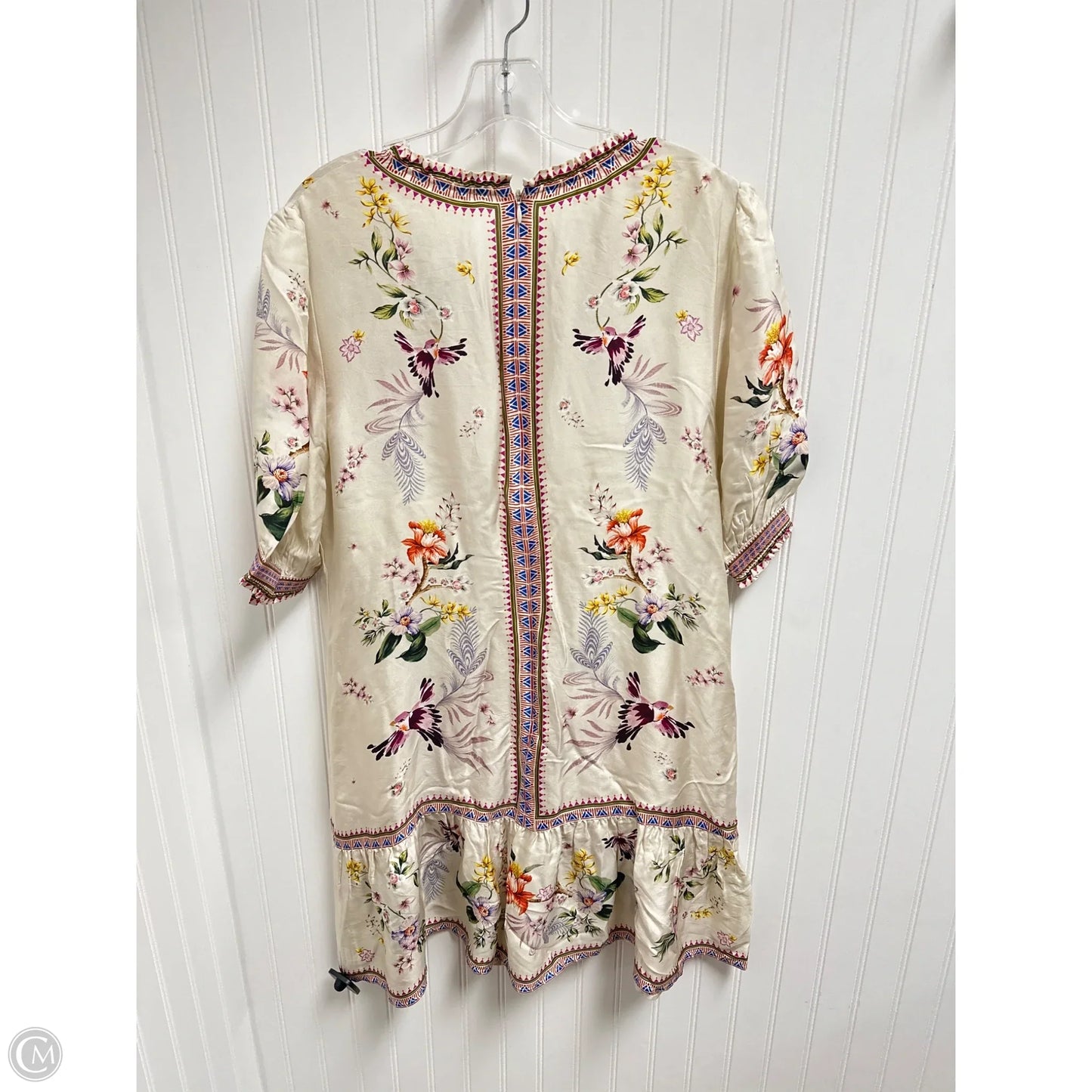 Dress Casual Short By Johnny Was In Beige, Size: M