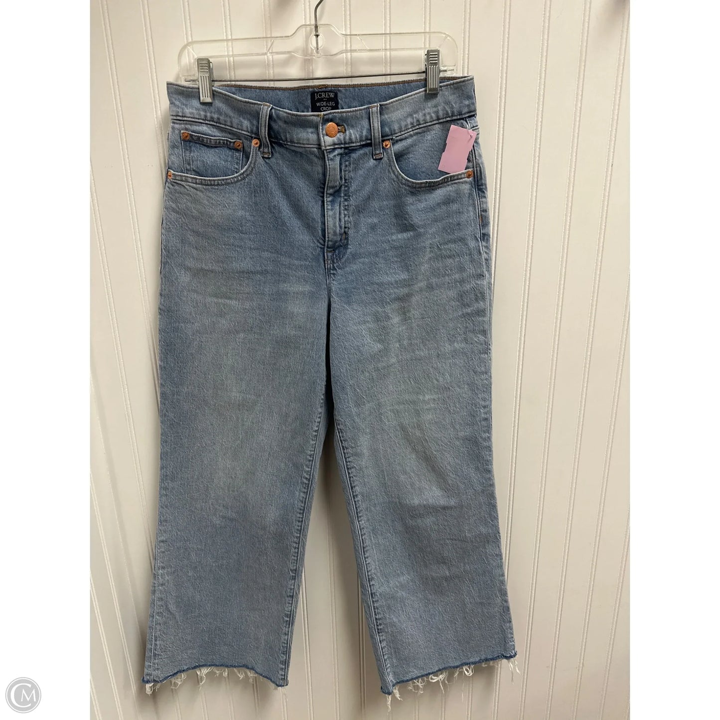 Jeans Flared By J. Crew In Blue Denim, Size: 8