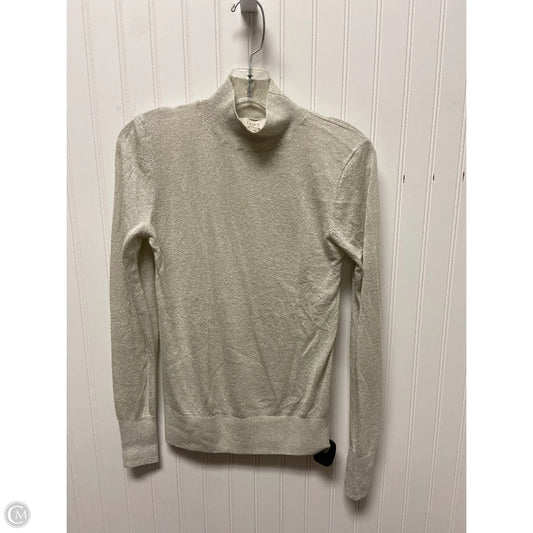 Sweater By Loft In Silver, Size: Xs