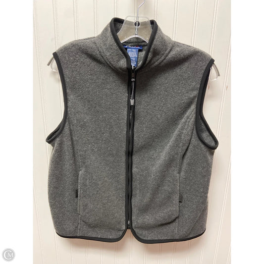 Vest Fleece By Clothes Mentor In Grey, Size: M