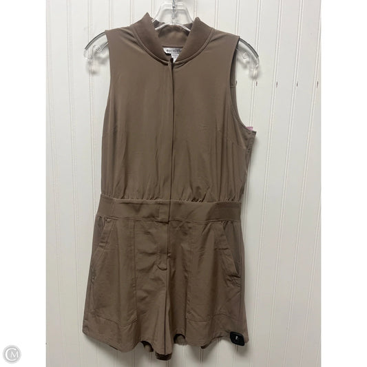 Athletic Dress By Athleta In Taupe, Size: M