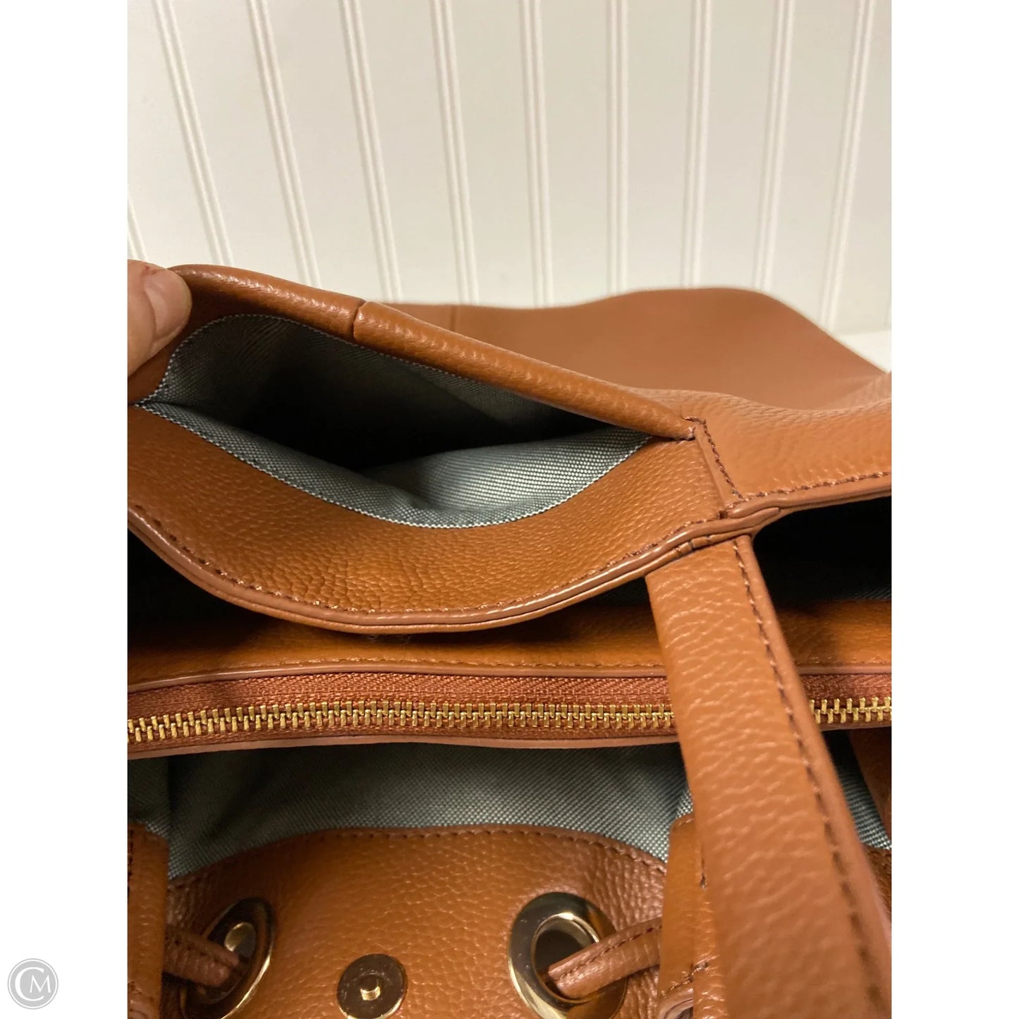 Handbag Leather By Cole-haan, Size: Medium