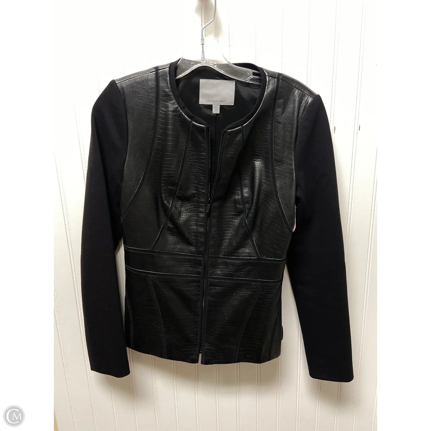 Jacket Moto By Classiques Entier In Black, Size: Xs
