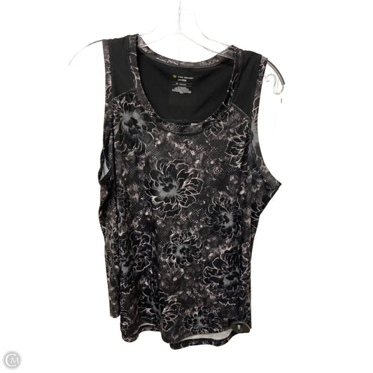 Athletic Tank Top By Tek Gear In Black & White, Size: Xl